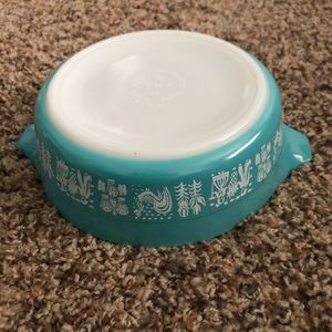 Vintage Pyrex 471. 1pt Amish blueprint